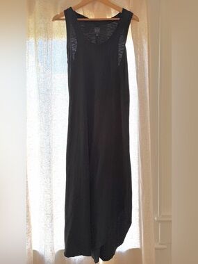 GAP Black Sleeveless Maxi Dress